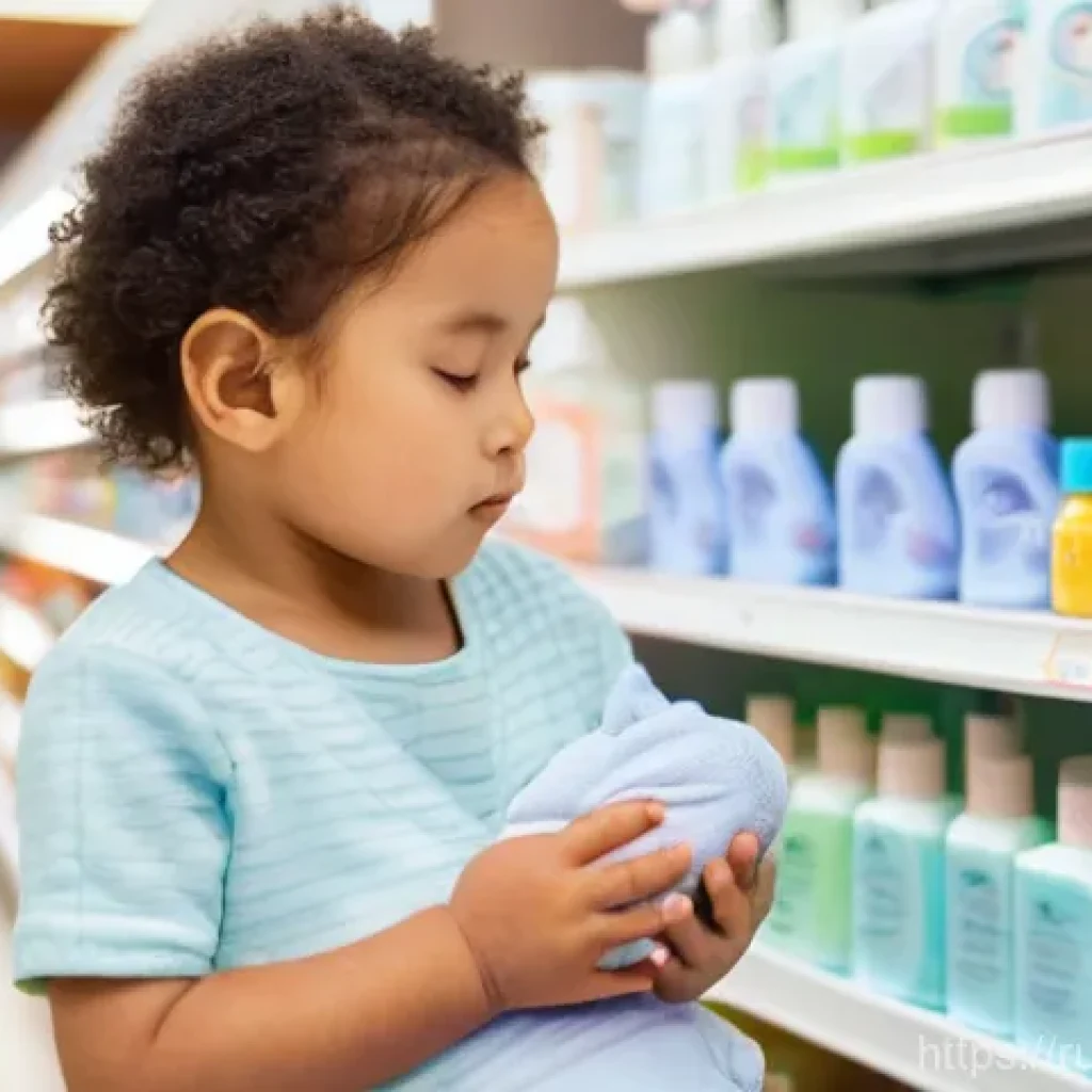 아기 머리카락 관리법 - **Image Prompt: The Thoughtful Parent Choosing Baby Shampoo**
    "A close-up, warm-toned photograph...