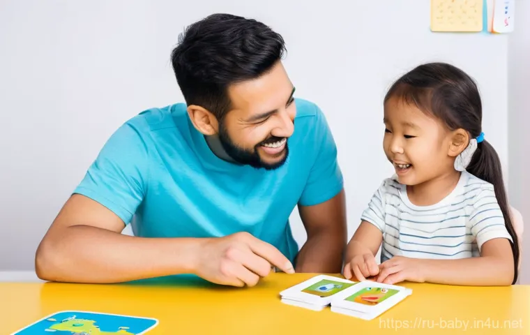 아기 영어 노출 방법 - **Prompt:** A heartwarming scene of a mother and her toddler (around 2-3 years old) in a brightly li...