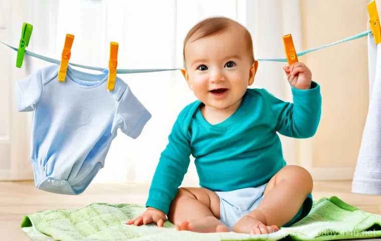 아기와 친환경 세탁법 - **Prompt 2: Natural Stain Removal at Home**
    "A close-up, high-detail shot of gentle adult hands ...