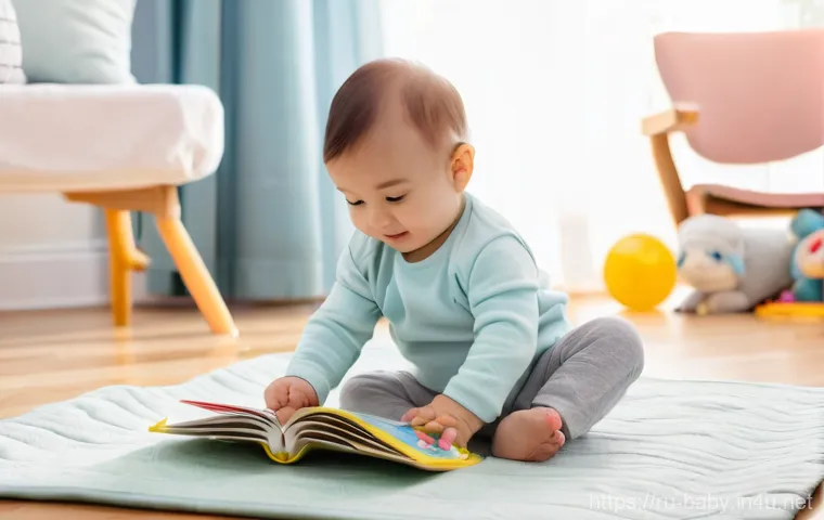 아기와 조기교육 필요성 - **Prompt 1: Sensory Play with Parent**
    "A heartwarming scene of a caring mother gently engaging ...