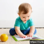 아기와 유아용 워크북 추천 - **Prompt 1: Toddler's First Steps in Learning**
    "A cheerful toddler, approximately 20 months old...